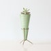 RESERVED Retro Cone Vase with Stand by Shawnee, Elegance