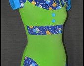 Adventure Time Finn & Jake Cowl Yoke Tunic Top DIY