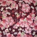 981 - Japanese Kimono Bamboo Cherry Blossom Chrysanthemum Floral Cotton Fabric - 43 Inch (Width) x 1/2 Yard (Length)