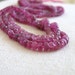 Pink Tourmaline Rondelle Gemstone Faceted 3mm 1/2 strand Wholesale LAST