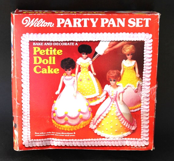 Vintage Wilton Doll Cake Set with Pan and Doll by iSpyVintage