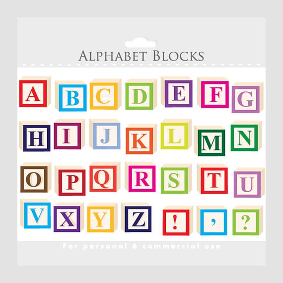 abc blocks clipart - photo #44