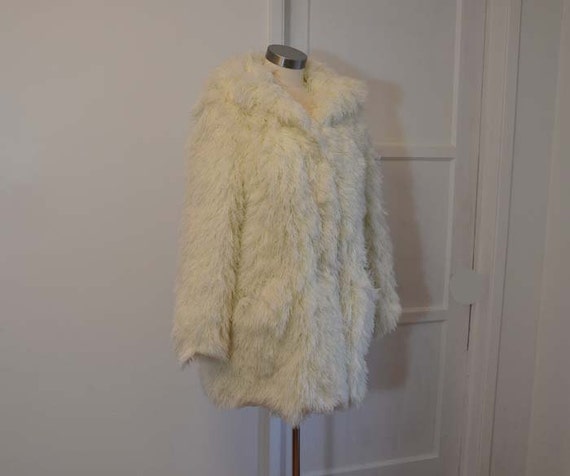 70s jacket / Shaggy Fringe Vintage 1970's by Planetclairevintage