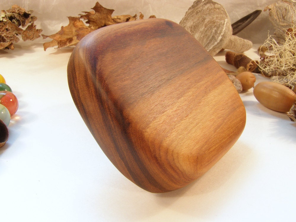 Shaman Rattle magnolia wood meditation altar handcrafted