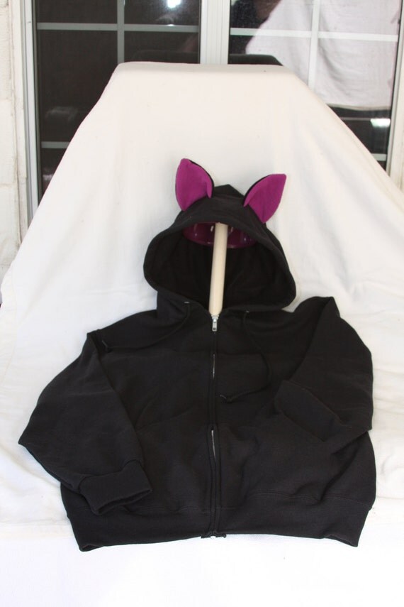 mens cat ear hoodie