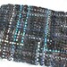 Potholder Rug 3 X 5 - Navy Cotton with Turquoise