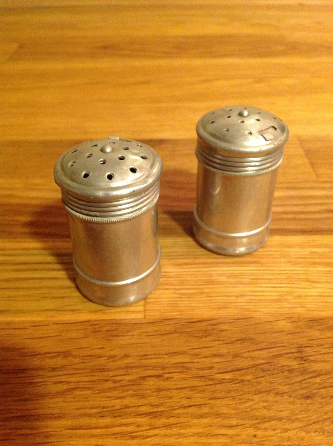 Vintage Camping Salt and Pepper Shakers