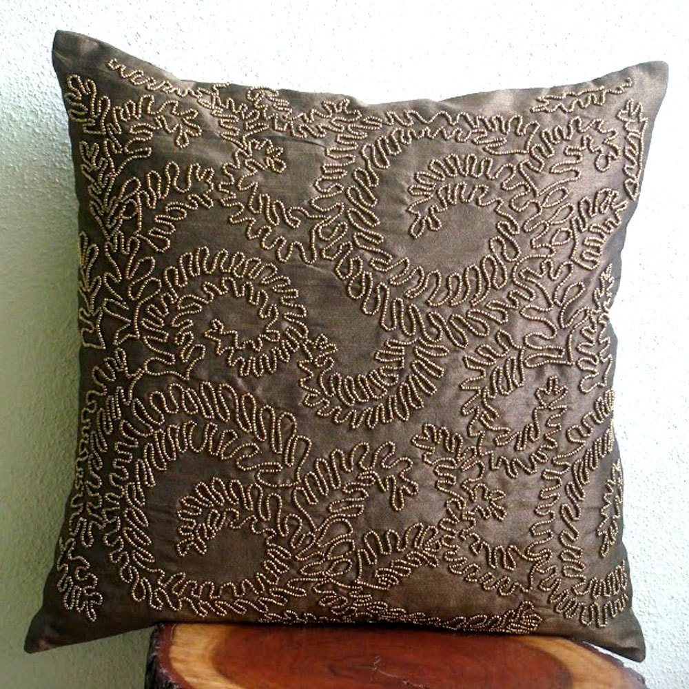 brown cushion covers