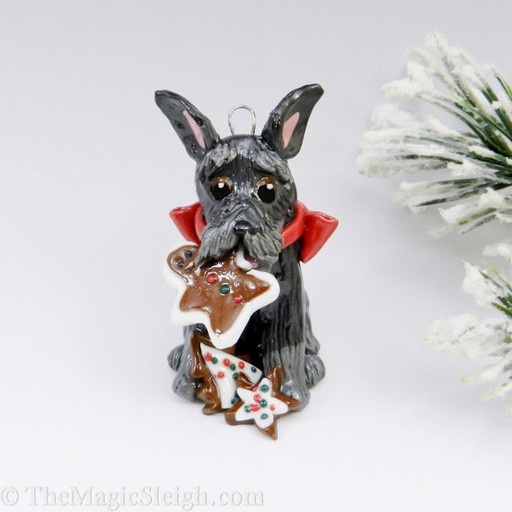 schnauzer ornament christmas cookies porcelain by schnauzer ornament christmas cookies porcelain by