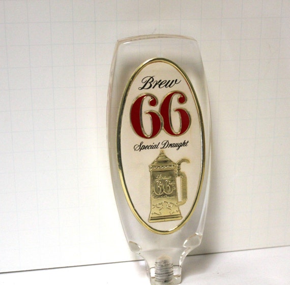 Vintage Rainier Beer Brew 66 Tap Handle Marker MIB NOS in Box