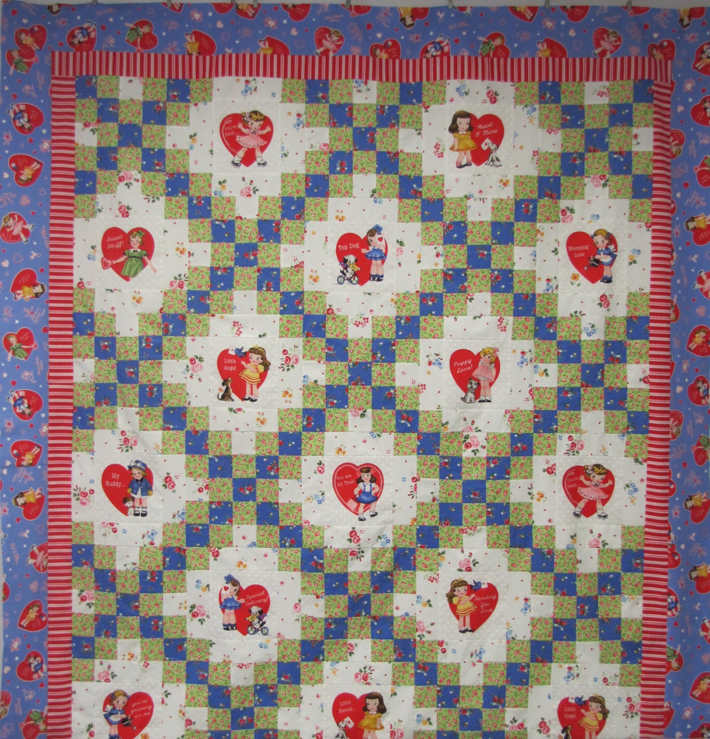 Chain Of Love Quilt Kit Pam Kitty Love By TheQuiltedNest On Etsy