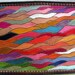 Custom Order for Joanne Guidry Single Fold Wallet with Hand Carved Colorful Waves Design Made in GA USA