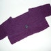 SALE Girl's very purple knitted shrug.