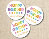 Hoppy Easter Favor Tags/Stickers, Printable, Digital Il_170x135