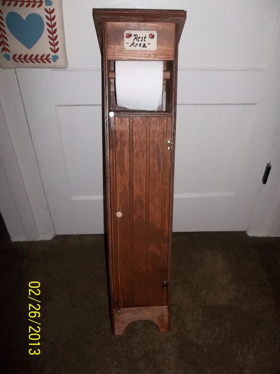 Outhouse Toilet TIssue Storage