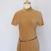 HALF PRICE SALE - Vintage Velour Stretch Knit Mini Dress - XSmall to Small