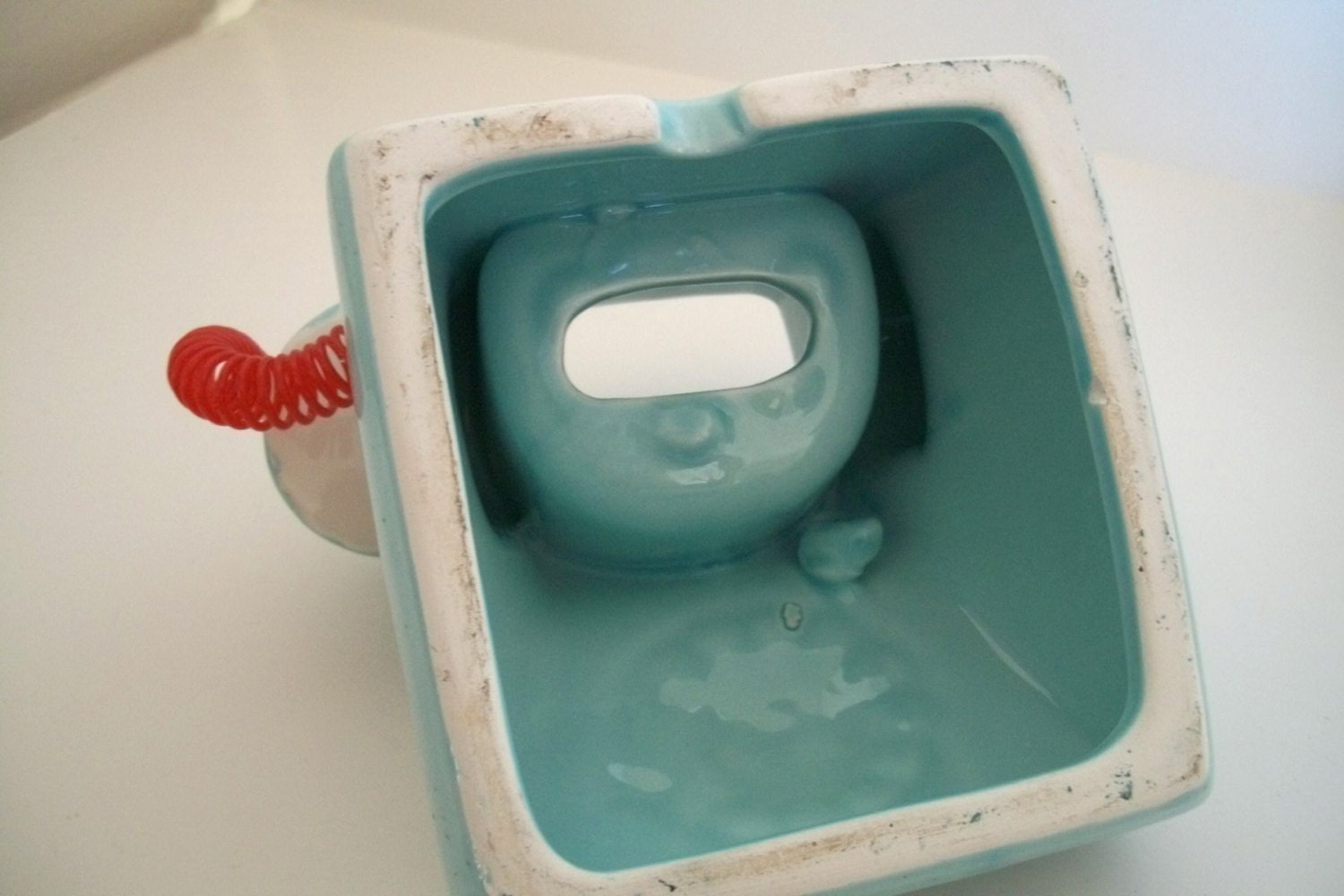 Vintage Telephone Planter 1950s