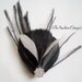 Reserved for Kristi - 3 Custom Mila Petite Black and Grey Clips