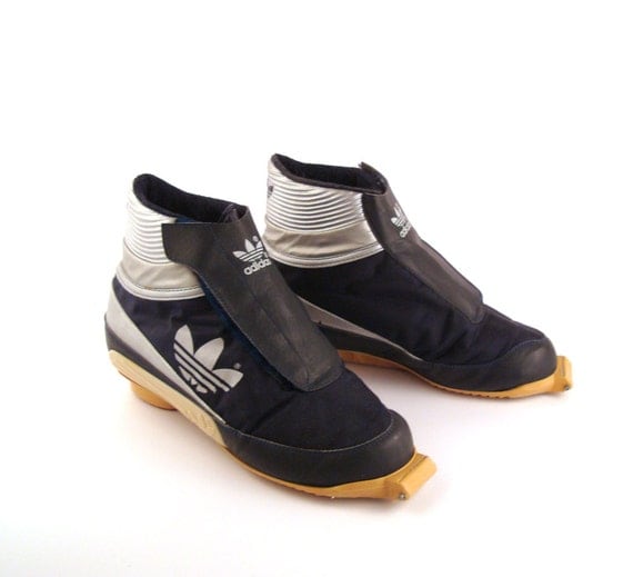 Cross Country Boots Vintage 1980s Winter Adidas Ski skiing