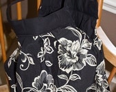 Love It Sale Black and Tan Floral Hobo Bag