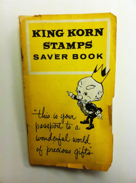 Vintage Complete King Korn Stamps Saver Book