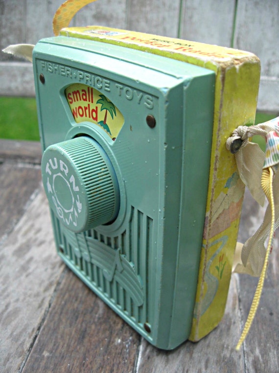 fisher price radio vintage