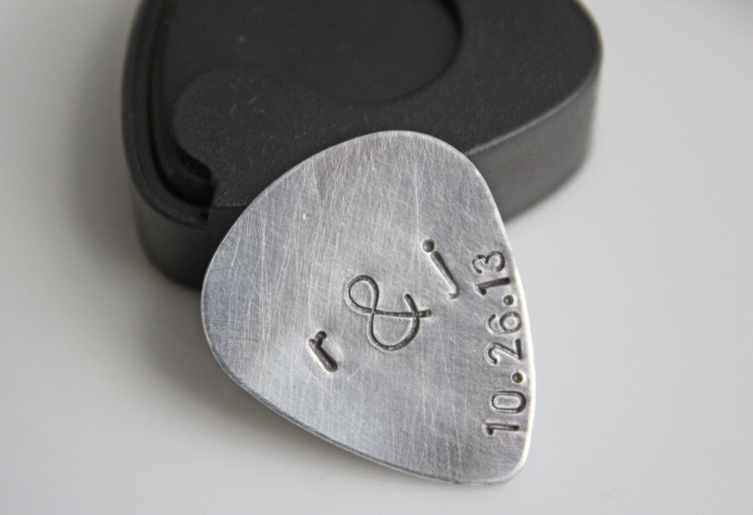 Custom Guitar Pick Personalized With Initials and Wedding