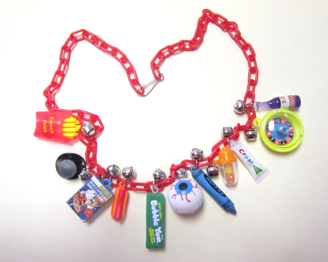 Plastic Charm Necklace