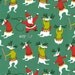 Custom Listing for Lola Michael Miller Fabric Unruly Reindeer Green Santa Christmas Holiday DS4725 BTY