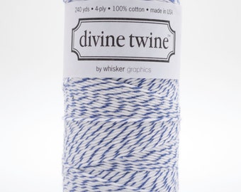 Full Spool - 240 Yards - Blueberry - Navy - Baker's Twine