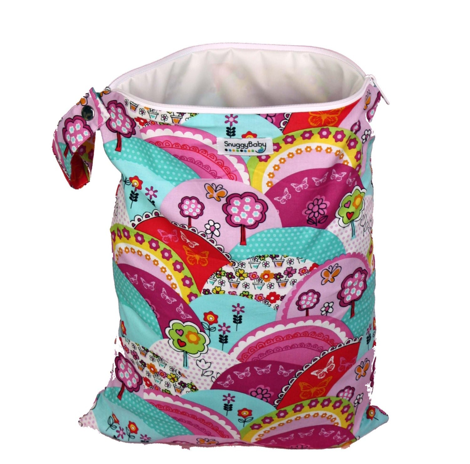 Large Wet Bag with Zipper Opening and Waterproof by SnuggyBaby