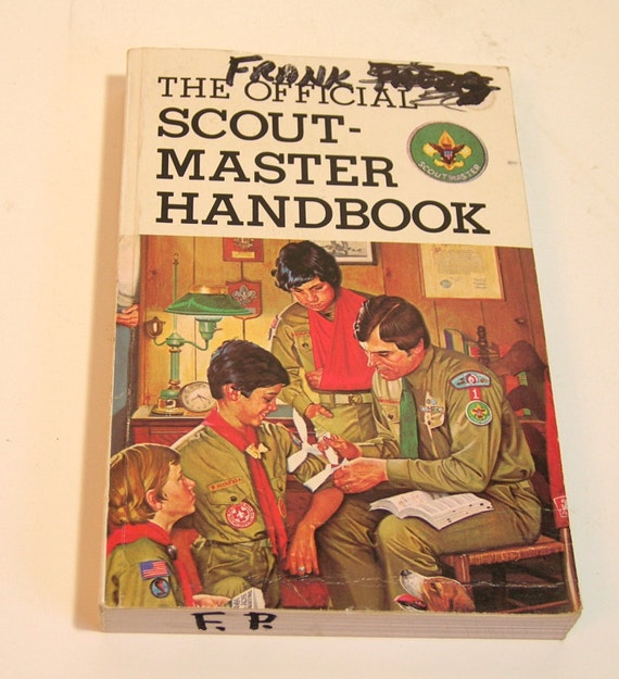 The Official Scout Master Handbook Vintage Boy Scout Book