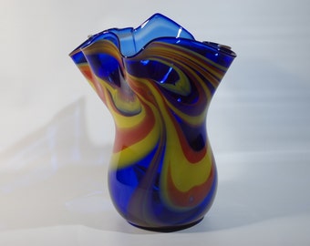 Primary Blown Glass Vase