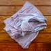 JANUARY SALE SAVE 25% Naturally Dyed Lilac Square Cotton Summer Scarf - Womens Organic Ombre Accessory