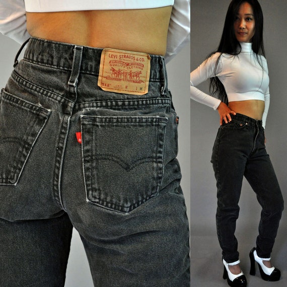 vintage levi high waisted skinny jeans