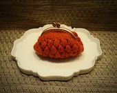 Orange coin purse