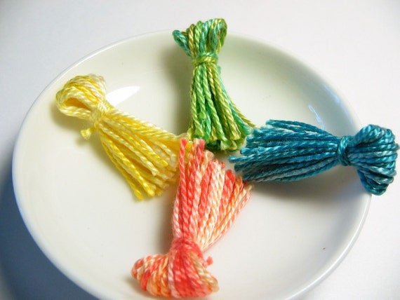 Neon Tassels Neon Thread Tassels