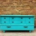 Vintage Dresser In Chevy Blue