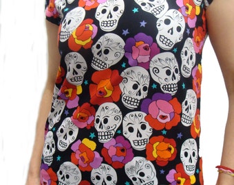 day of the dead blouse