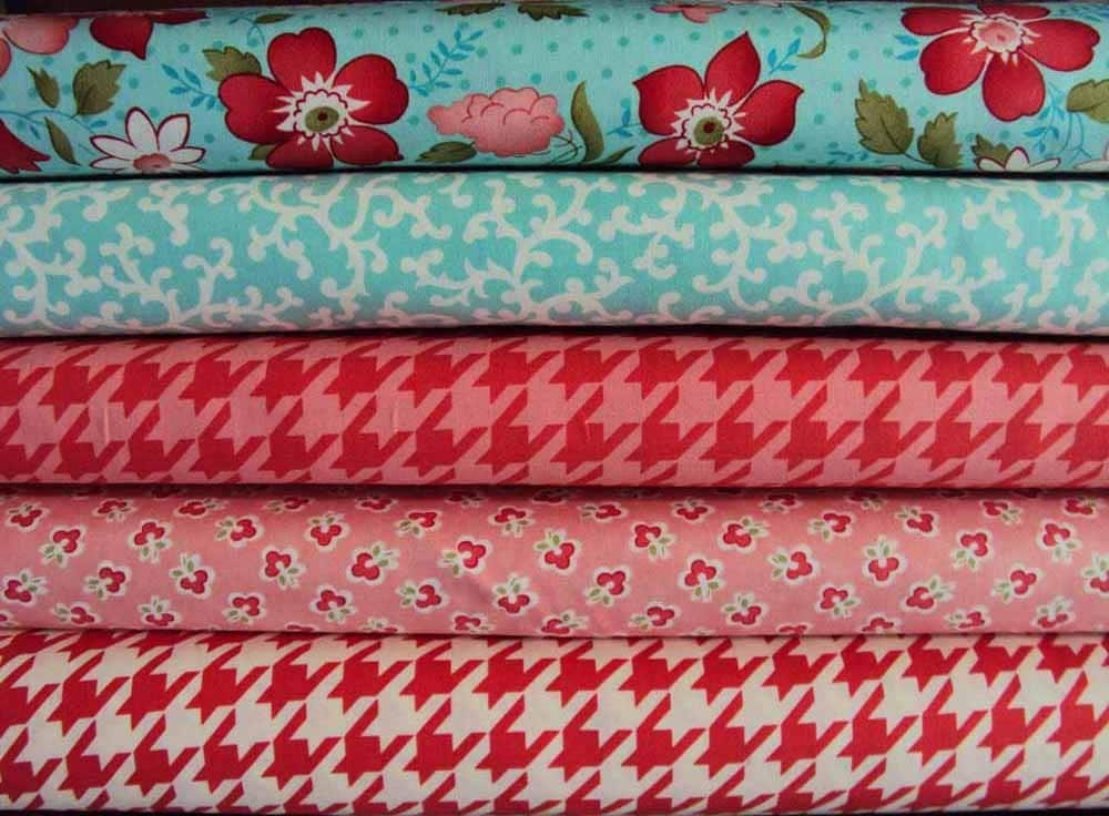 VINTAGE MODERN Moda quilt fabric Bonnie & by melodyoftheheart