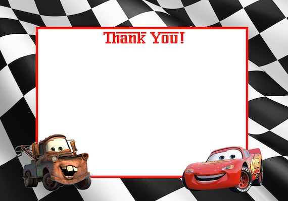 items-similar-to-instant-download-disney-cars-printable-thank-you-card