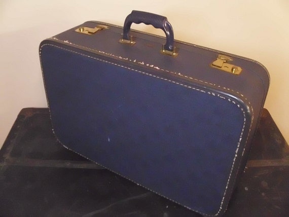 Vintage 1960's Crown Suitcase by 4TheLoveOfVintage on Etsy