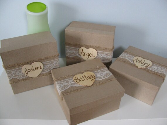 gift Box Set Keepsake Jewelry boxes  Gift Box  cheap 2 of bridesmaid  Bridesmaid Personalized Gift