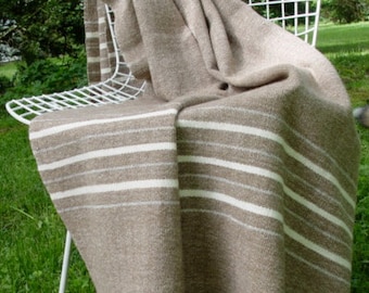 Hand Woven Merino Wool Blanket