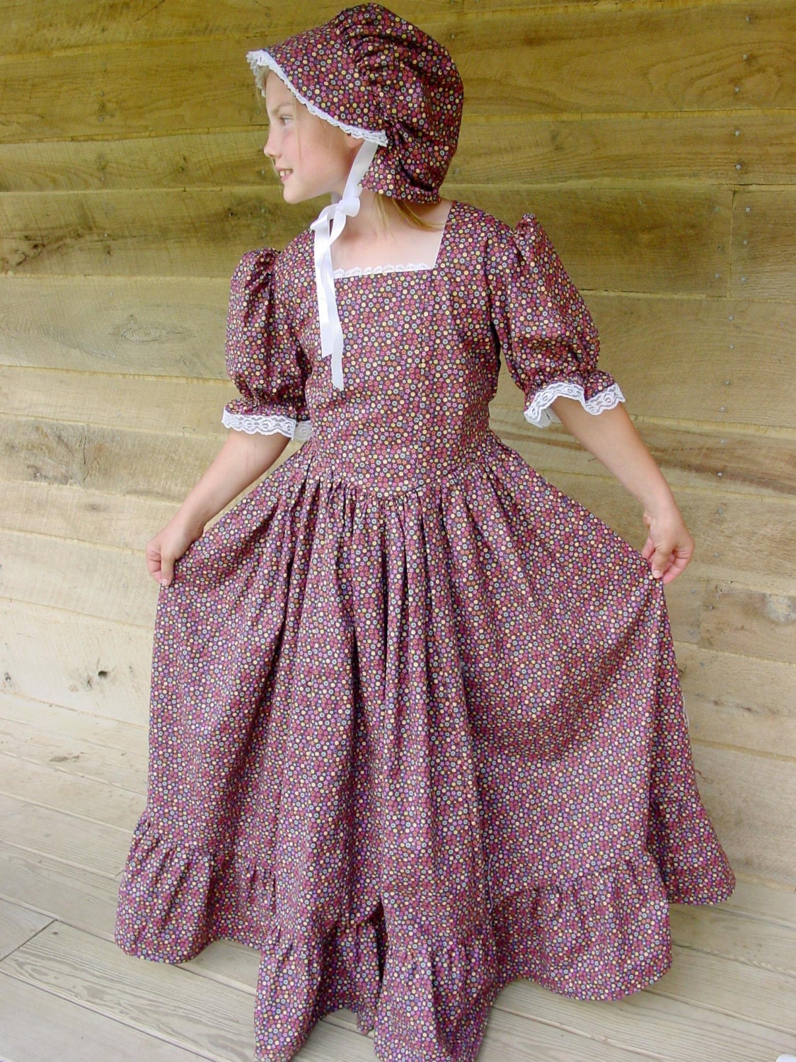 Handmade Historical Costumes Pioneer Girl by kellyscostumes