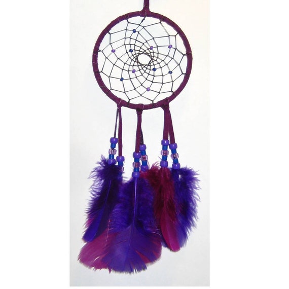 Purple Dream Catcher 4 inch