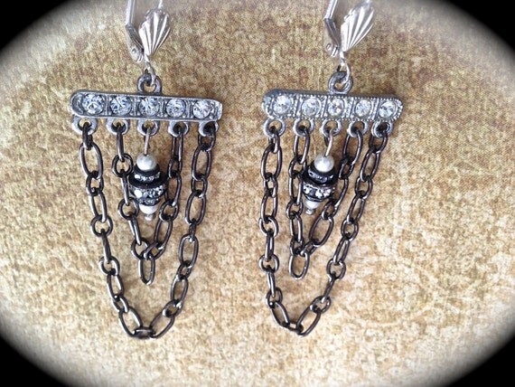 chandelier chandelier earrings etsy vintage Vintage earrings