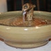 Cat Fountain, Ceramic, Handmade, Foodsafe - "WoodsZen" - 10 Inch Diameter
