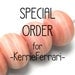 SPECIAL ORDER for -KerrieFerrari- Terra Cotta spacer glass beads