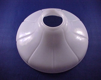 White Milkglass Light Fixture Shade